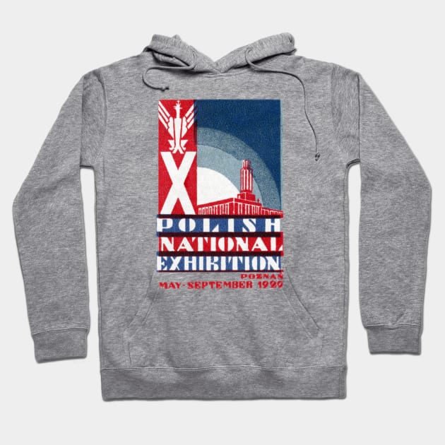 1929 Polish National Exhibition Hoodie by historicimage
